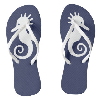 Sandalen Navy Blue Seahorse Teenslippers