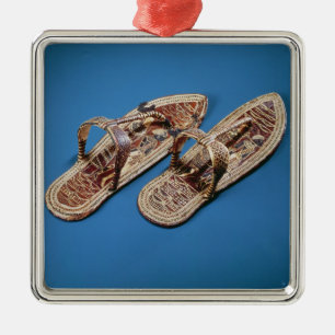 Sandalen, Tomb of Tutankhamun, Nieuw Koninkrijk Metalen Ornament