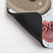 Sandalen, zeeschelpen en Starfish in de strand Muismat (Hoek)