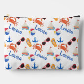 Sandals and Sunglasses Summer Name Accessory Pouch Etui (Voorkant)