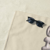 Sandbagger crème strandlaken (In situ)