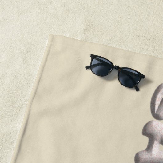 Sandbagger crème strandlaken (In situ)