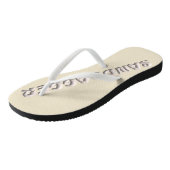 Sandbagger crème teenslippers (Schuin)