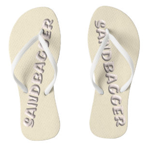 Sandbagger crème teenslippers
