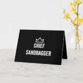 Sandbagger Golf Meme Bjj Chef Sandbag Kaart (Gele Bloem)