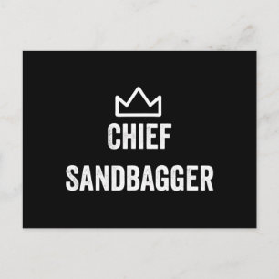 Sandbagger Golf Meme Bjj Chess Sandbag Aankondigingskaart