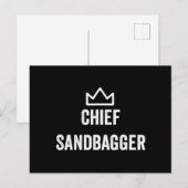 Sandbagger Golf Meme Bjj Chess Sandbag Briefkaart (Voorkant / Achterkant)