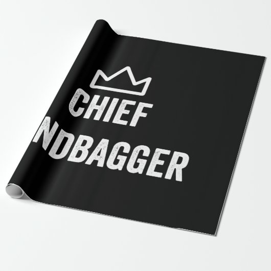 Sandbagger Golf Meme Bjj Chess Sandbag Cadeaupapier (Uitgerold)