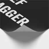 Sandbagger Golf Meme Bjj Chess Sandbag Cadeaupapier (Hoek)