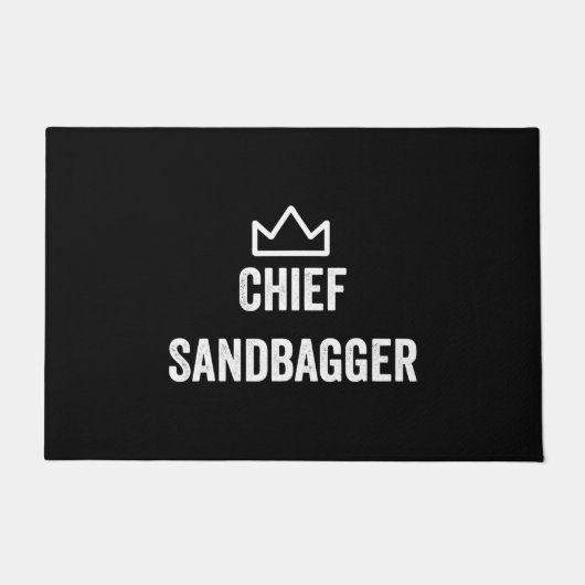 Sandbagger Golf Meme Bjj Chess Sandbag Deurmat (Voorkant)
