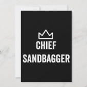 Sandbagger Golf Meme Bjj Chess Sandbag Feestdagenkaart (Voorkant)
