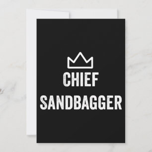 Sandbagger Golf Meme Bjj Chess Sandbag Feestdagenkaart