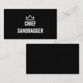Sandbagger Golf Meme Bjj Chess Sandbag Informatiekaartje (Voorkant / Achterkant)