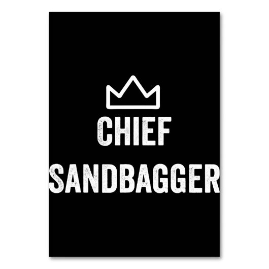 Sandbagger Golf Meme Bjj Chess Sandbag Kaart (Voorkant)