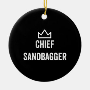 Sandbagger Golf Meme Bjj Chess Sandbag Keramisch Ornament