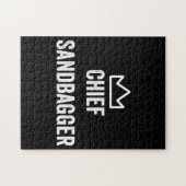 Sandbagger Golf Meme Bjj Chess Sandbag Legpuzzel (Horizontaal)