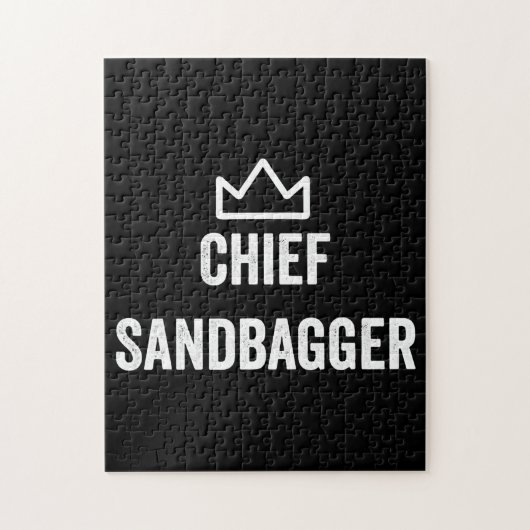 Sandbagger Golf Meme Bjj Chess Sandbag Legpuzzel (Verticaal)