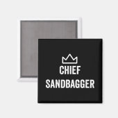 Sandbagger Golf Meme Bjj Chess Sandbag Magneet (Voorkant / Achterkant)