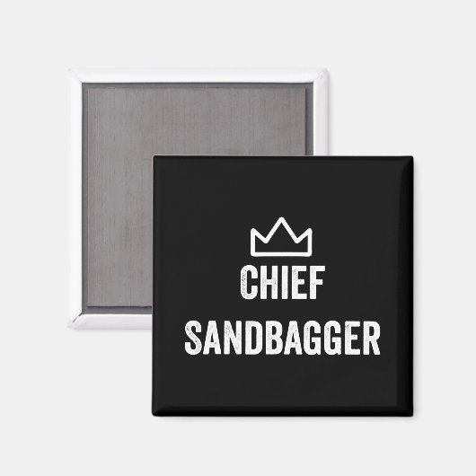 Sandbagger Golf Meme Bjj Chess Sandbag Magneet (Voorkant / Achterkant)