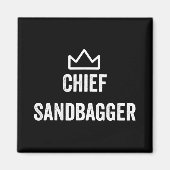 Sandbagger Golf Meme Bjj Chess Sandbag Magneet (Voorkant)