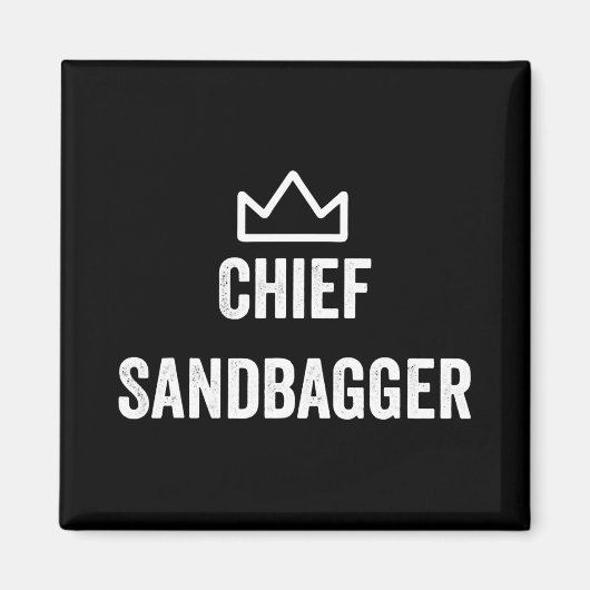 Sandbagger Golf Meme Bjj Chess Sandbag Magneet (Voorkant)