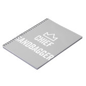 Sandbagger Golf Meme Bjj Chess Sandbag Notitieboek (Linkerzijde)