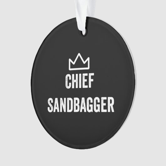 Sandbagger Golf Meme Bjj Chess Sandbag Ornament (voorkant)