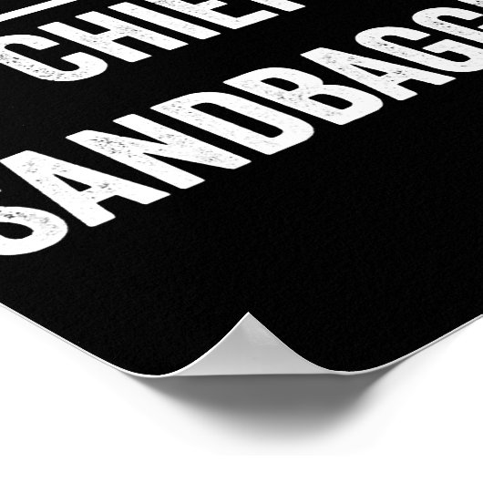 Sandbagger Golf Meme Bjj Chess Sandbag Poster (Hoek)