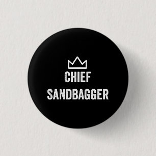 Sandbagger Golf Meme Bjj Chess Sandbag Ronde Button 3,2 Cm