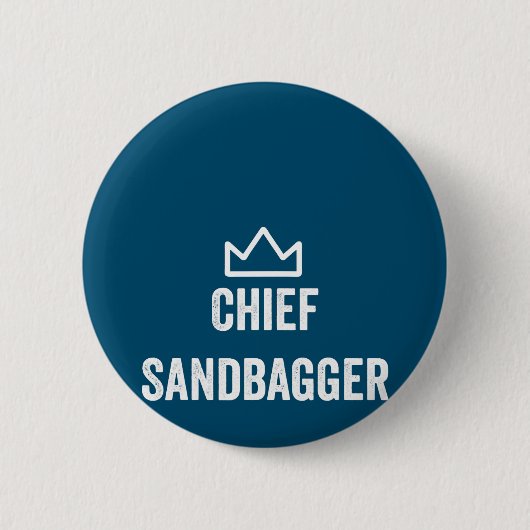 Sandbagger Golf Meme Bjj Chess Sandbag Ronde Button 5,7 Cm (Voorkant)