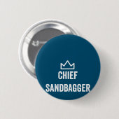 Sandbagger Golf Meme Bjj Chess Sandbag Ronde Button 5,7 Cm (Voorkant /achterkant)