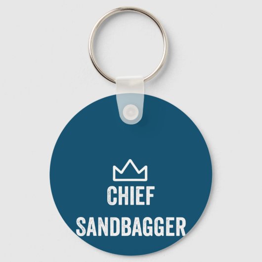 Sandbagger Golf Meme Bjj Chess Sandbag Sleutelhanger (Voorkant)