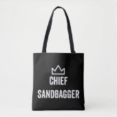 Sandbagger Golf Meme Bjj Chess Sandbag Tote Bag (Voorkant)