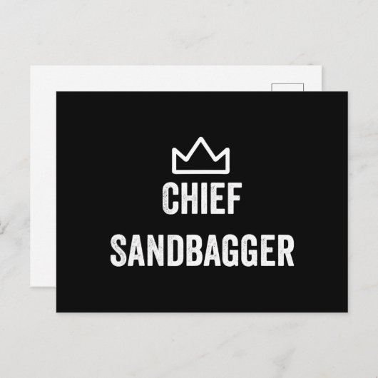 Sandbagger Golf Meme Bjj Chess Sandbag Uitnodiging Briefkaart (Voorkant / Achterkant)