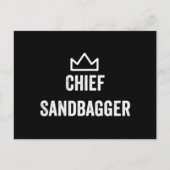 Sandbagger Golf Meme Bjj Chess Sandbag Uitnodiging Briefkaart (Voorkant)