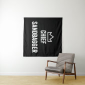 Sandbagger Golf Meme Bjj Chess Sandbag Wandkleed (In Situ (horizontaal))