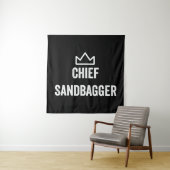 Sandbagger Golf Meme Bjj Chess Sandbag Wandkleed (In situ)
