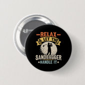 Sandbagger Golf Sandbagger Ronde Button 5,7 Cm (Voorkant /achterkant)