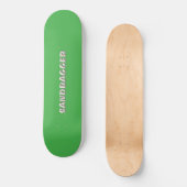 Sandbagger groen skateboard (Voorkant)
