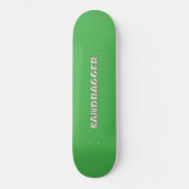Sandbagger groen skateboard (Voorkant)
