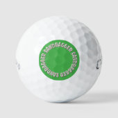 Sandbagger groene Callaway Supersoft golfballen 3s (Voorkant)