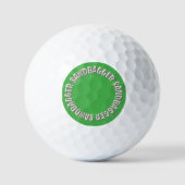 Sandbagger groene golfballen 3 stuks (Voorkant)