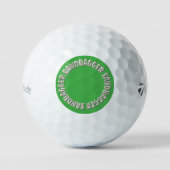 Sandbagger groene Taylor Made TP5 golfballen 12 st (Voorkant)
