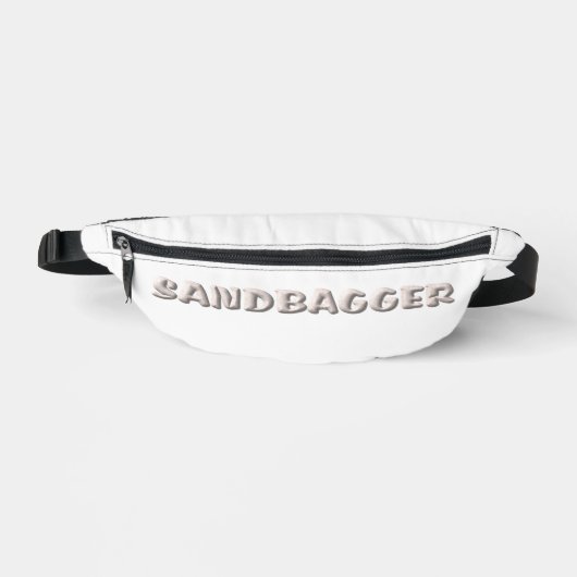 Sandbagger wit fanny pack heuptasje (Voorkant)