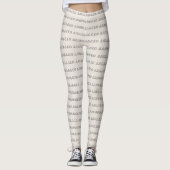 Sandbagger wit zand leggings (Voorkant)