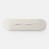 Sandbagger wit zand skateboard (Horizontaal)