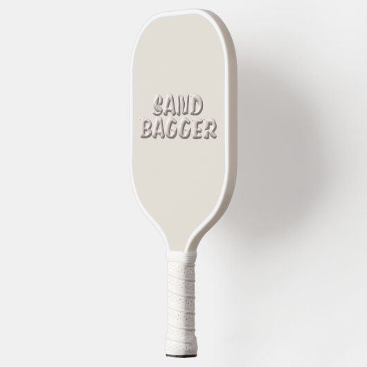 Sandbagger wit zand wit pickleball peddel pickleball paddle (Links)