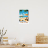 Sandbanks England Reisprint Poster (Keuken)