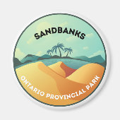 Sandbanks Ontario Provincial Park Magnet (Voorkant)