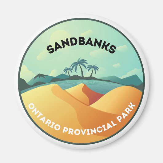 Sandbanks Ontario Provincial Park Magnet (Voorkant)